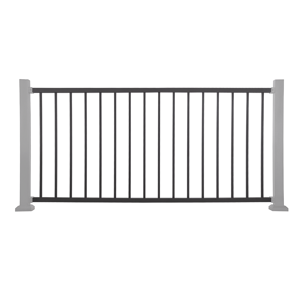 Keylink Railing Aluminum Railing Keylink Discovery Series Aluminum Railing with Square Balusters