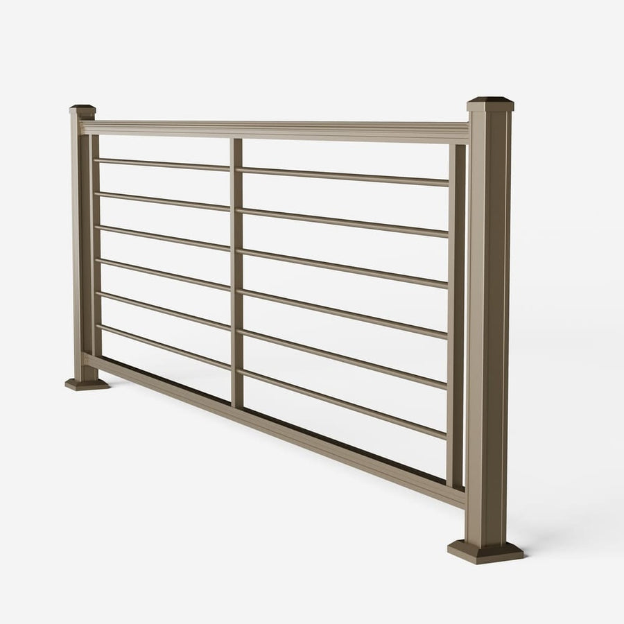 American Railing Keylink American Series Horizontal Aluminum Rod Railing – INSO Supply