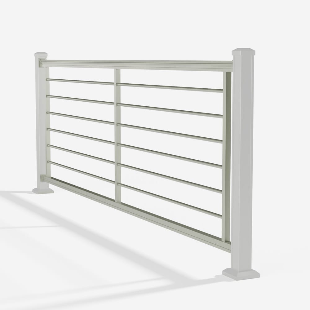 Keylink Aluminum Rod Rail Satin Smoke / 36" / 6&