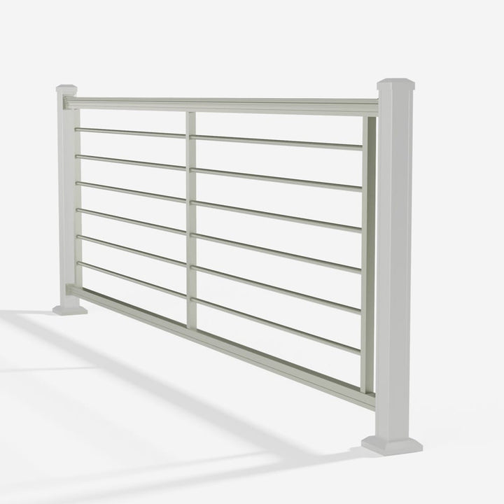 Keylink Aluminum Rod Rail Satin Smoke / 36" / 6&