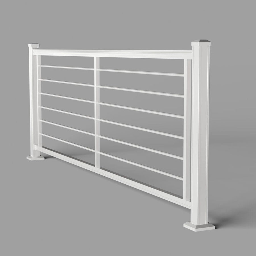 Rod Rail Railing Keylink American Series Horizontal Aluminum Rod Railing – INSO Supply
