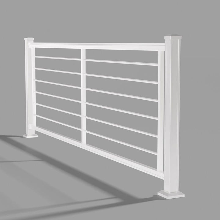 Keylink Aluminum Rod Rail Textured White / 36" / 6&