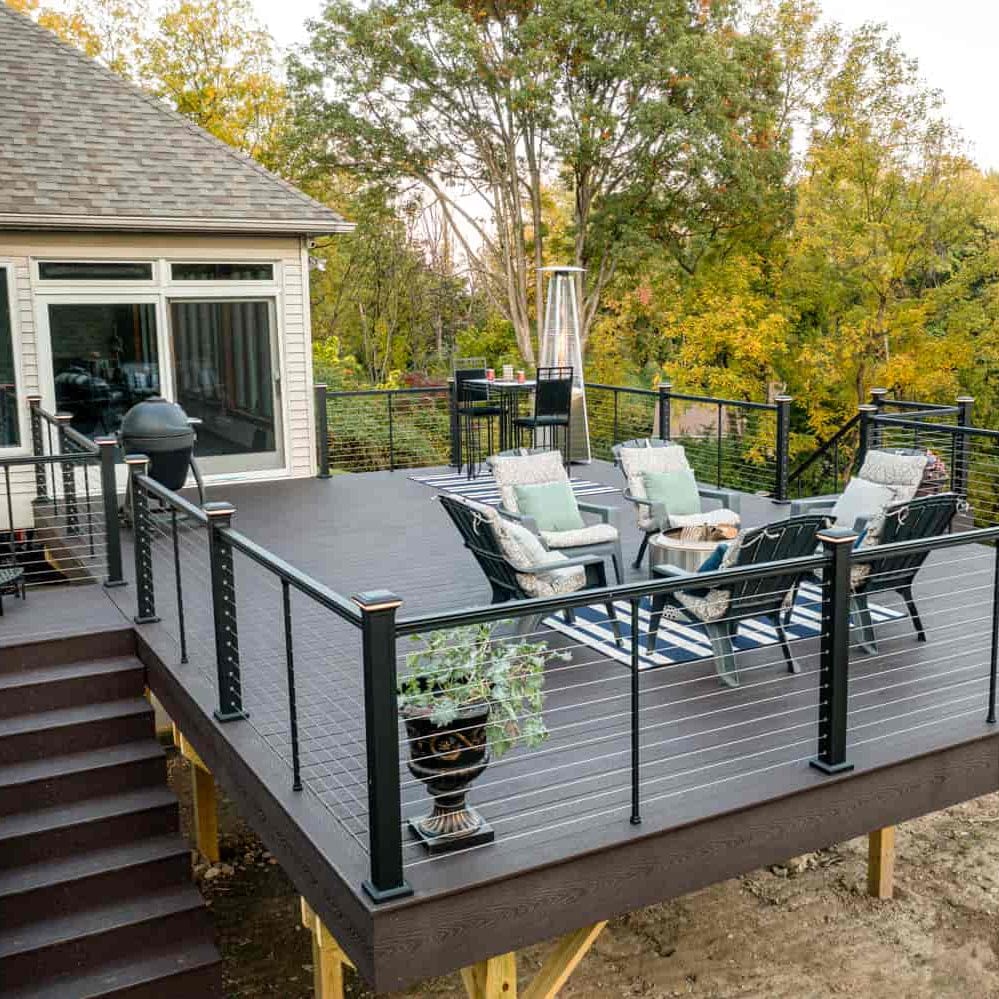 Keylink American Series Horizontal Cable Rail Keylink American Series Horizontal Cable Top Rail Kit