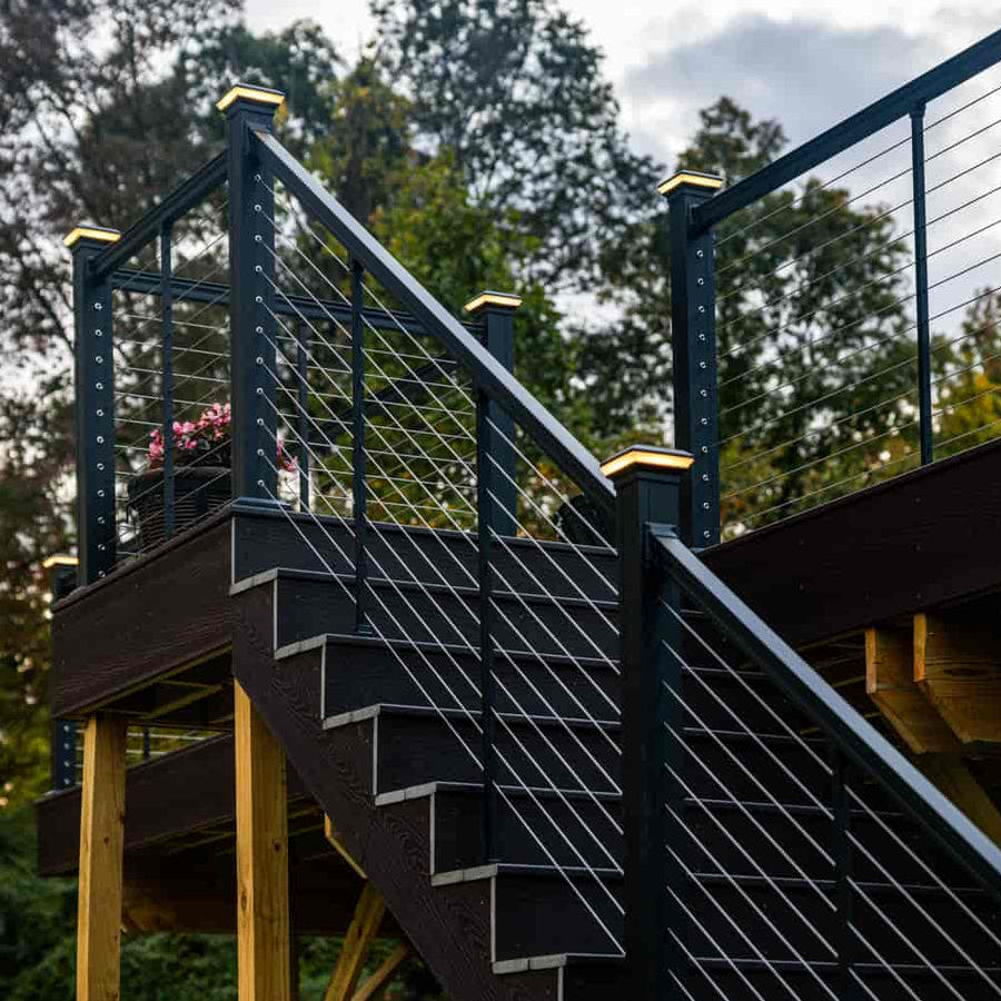 Key-Link Cable Railing Kit | Horizontal Top Rail | INSO Supply