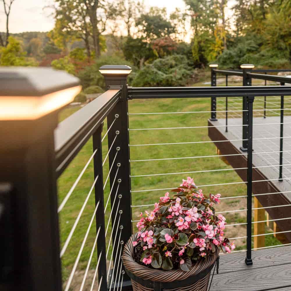 Keylink American Series Horizontal Cable Rail Keylink American Series Horizontal Cable Top Rail Kit