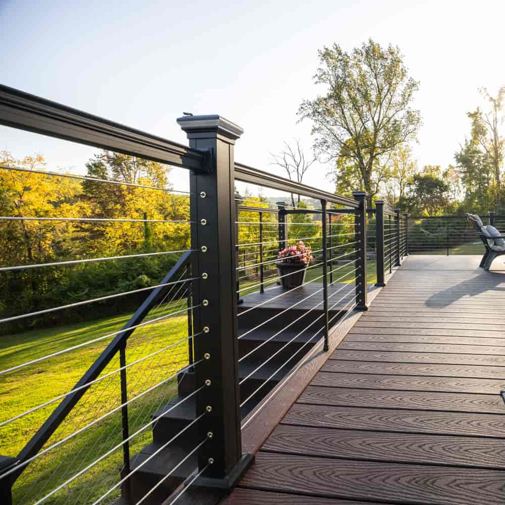 Keylink American Series Horizontal Cable Rail Keylink American Series Horizontal Cable Top Rail Kit