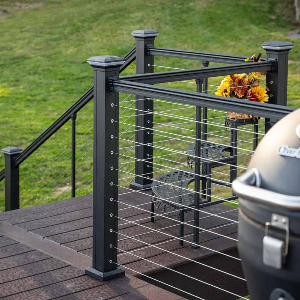 Keylink American Series Horizontal Cable Rail Keylink American Series Horizontal Cable Top Rail Kit