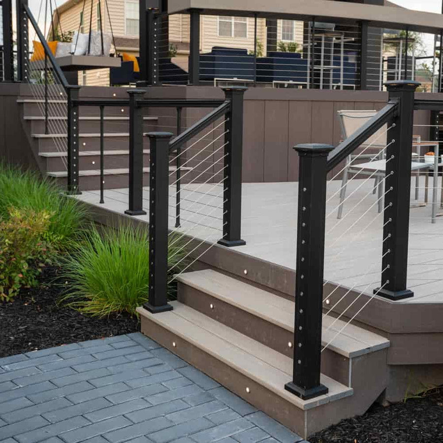 Key-Link Cable Railing Kit | Horizontal Top Rail | INSO Supply