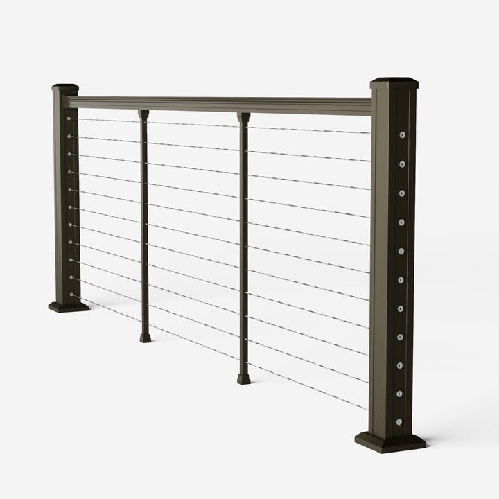 Keylink American Series Horizontal Cable Rail Oil Rubbed Bronze / 36" / 6&