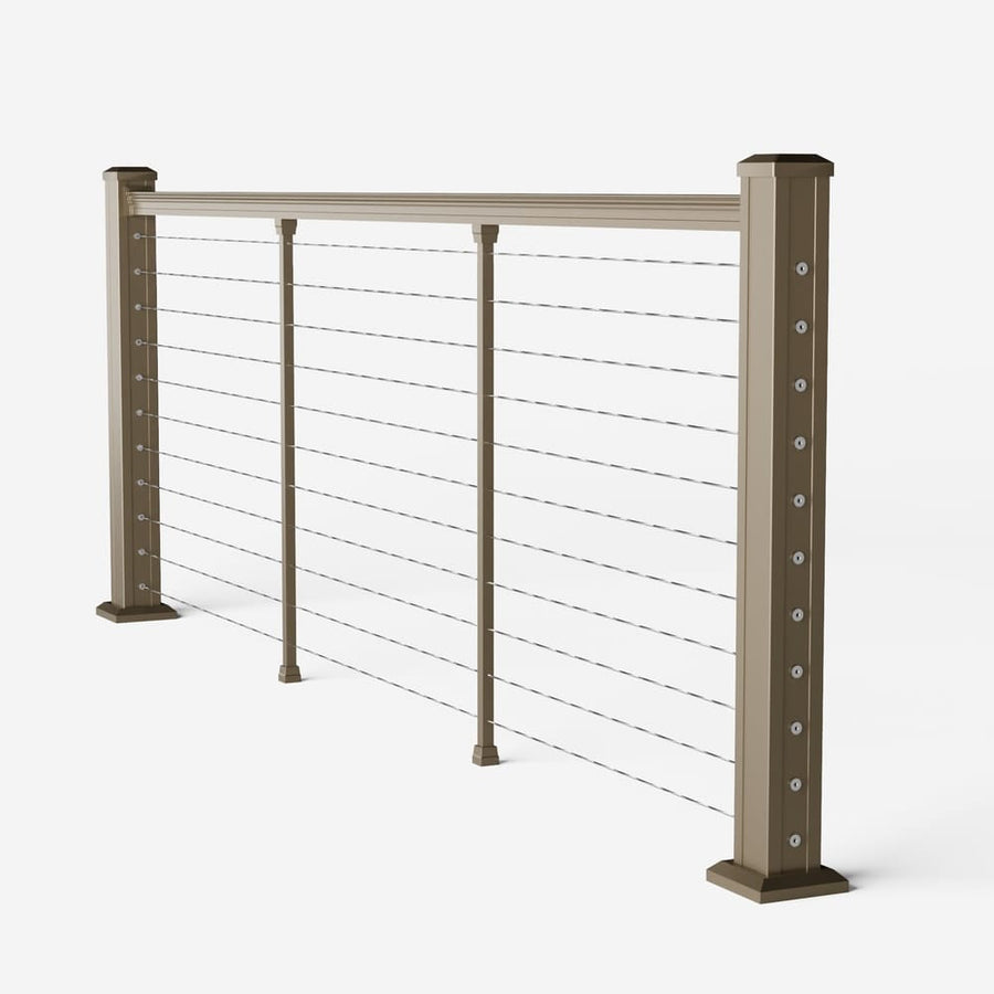 Key-Link Cable Railing Kit | Horizontal Top Rail | INSO Supply