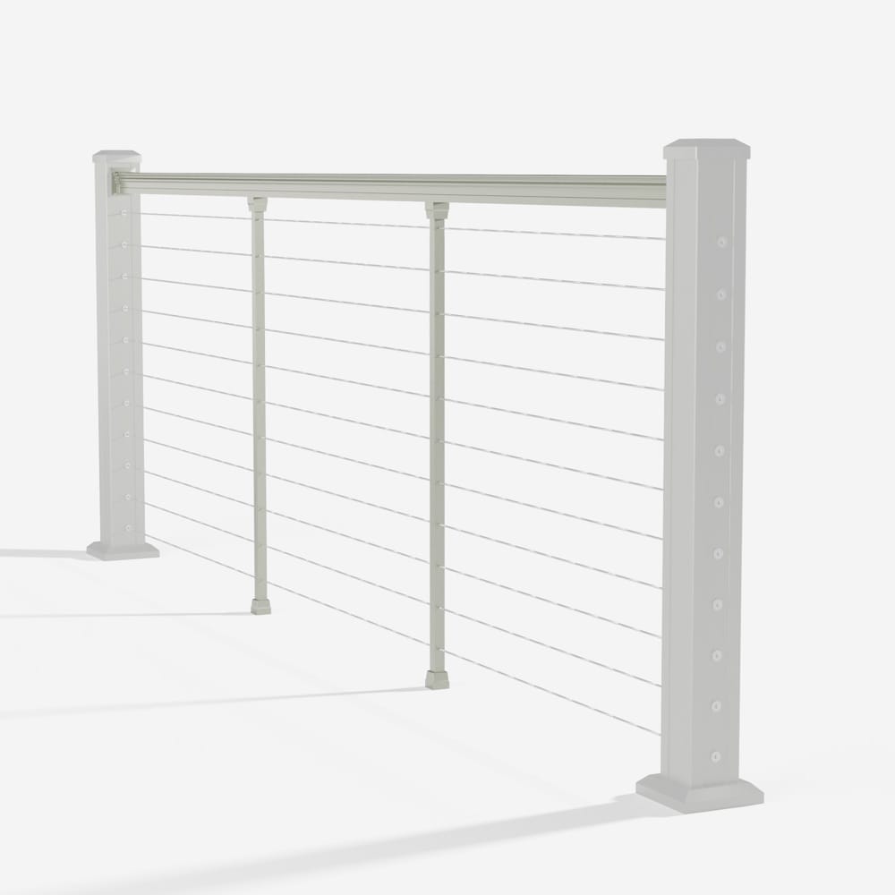 Keylink American Series Horizontal Cable Rail Satin Smoke / 36" / 6&