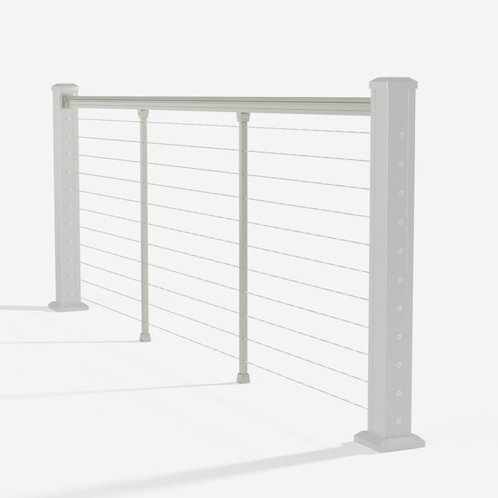 Keylink American Series Horizontal Cable Rail Satin Smoke / 36" / 6&