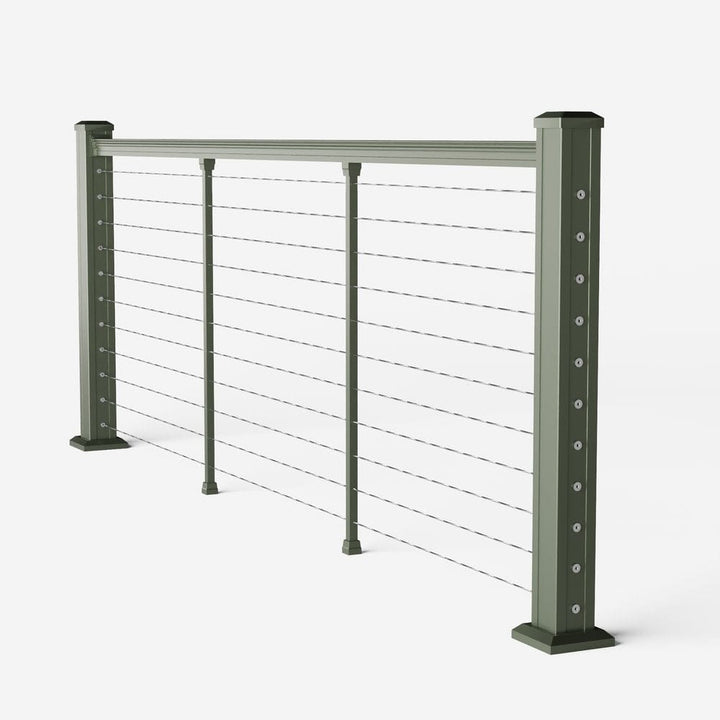 Keylink American Series Horizontal Cable Rail Satin Willow / 36" / 6&