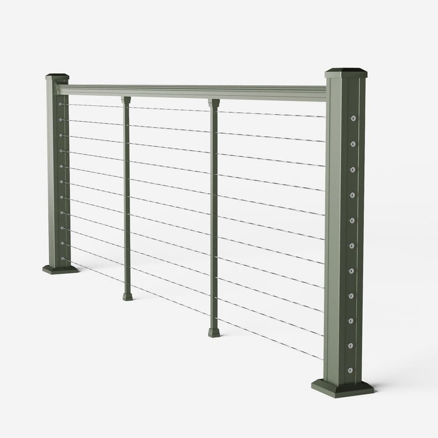 Key-Link Cable Railing Kit | Horizontal Top Rail | INSO Supply
