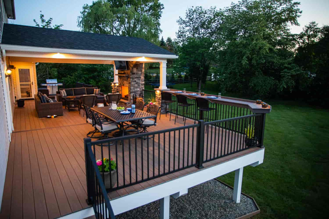 Keylink American Square Baluster Keylink American Series Aluminum Railing Kit