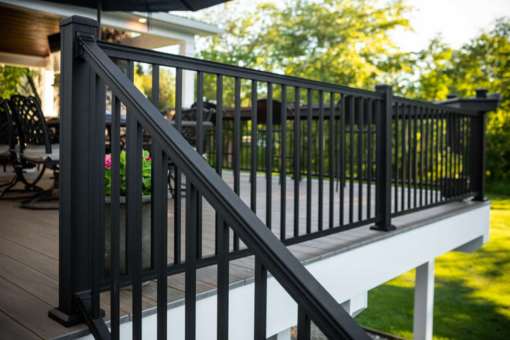 Keylink American Square Baluster Keylink American Series Aluminum Railing Kit