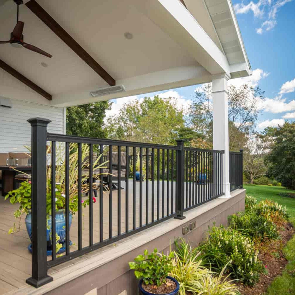 Keylink American Square Baluster Keylink American Series Aluminum Railing Kit