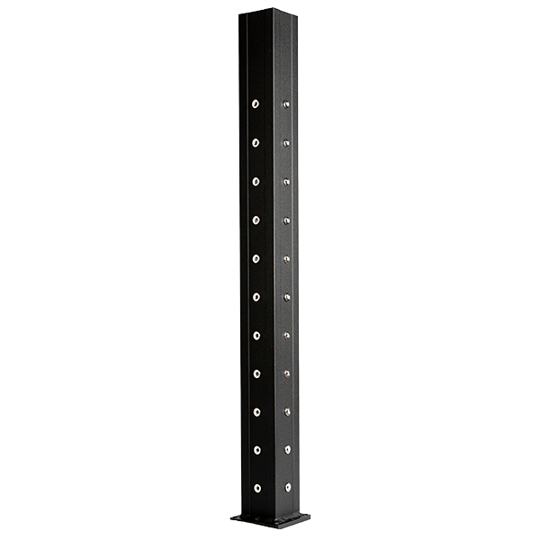 Keylink Cable Railing Posts Cable Railing Aluminum Posts for Keylink 42" Horizontal Cable | Keylink