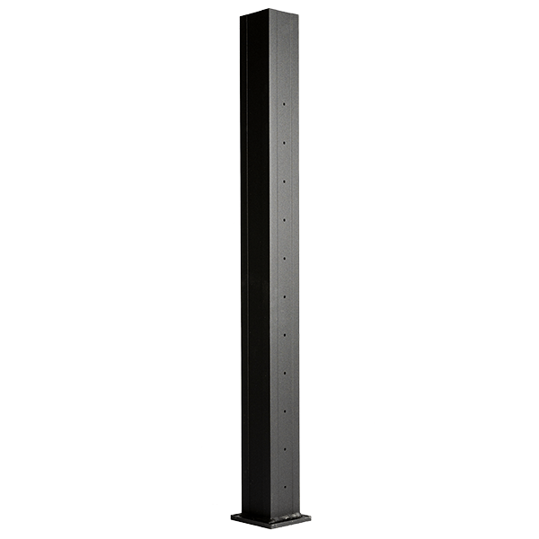 Keylink Cable Railing Posts Cable Railing Aluminum Posts for Keylink 42" Horizontal Cable | Keylink