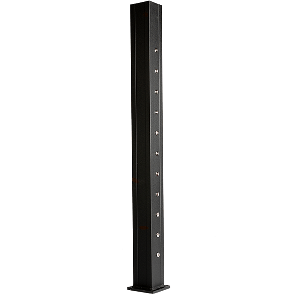 Rake Railing Cable Railing Posts Custom Rake Angle for Keylink Horizontal Cable Sta ...