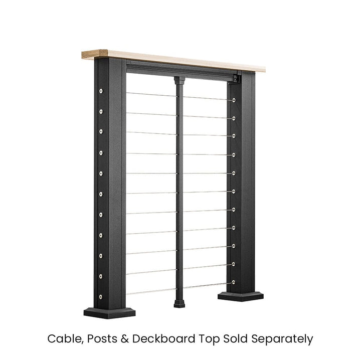 Keylink Chesapeake Horizontal Keylink Coastal Finish Chesapeake Series Top Rail Cable Drink Rail Kit