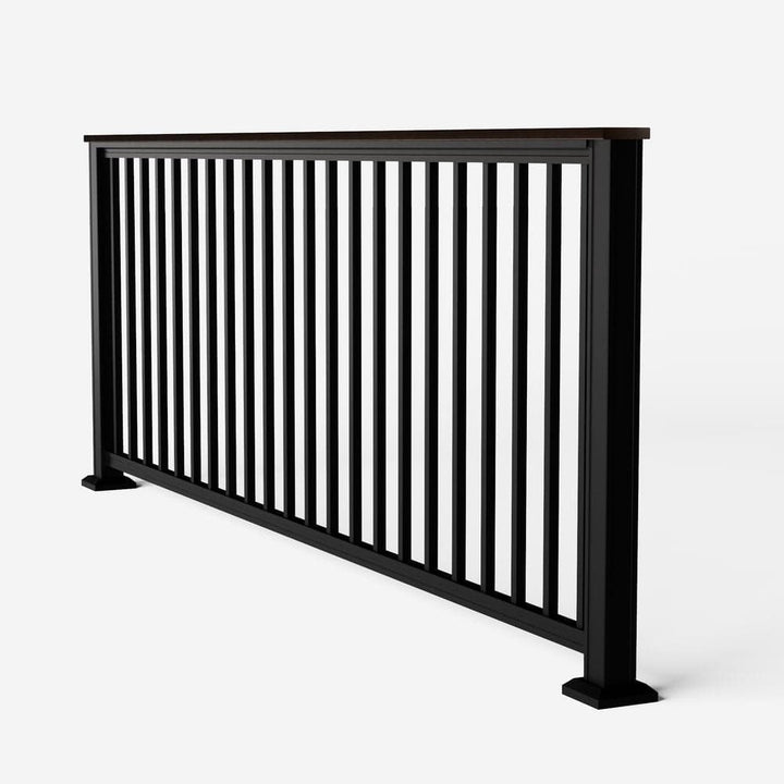Keylink Chesapeake Square Baluster Railing Matte Black / 36" / 6&