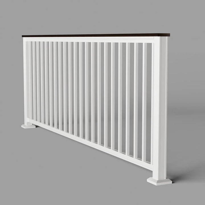 Keylink Chesapeake Square Baluster Railing Matte White / 36" / 6&