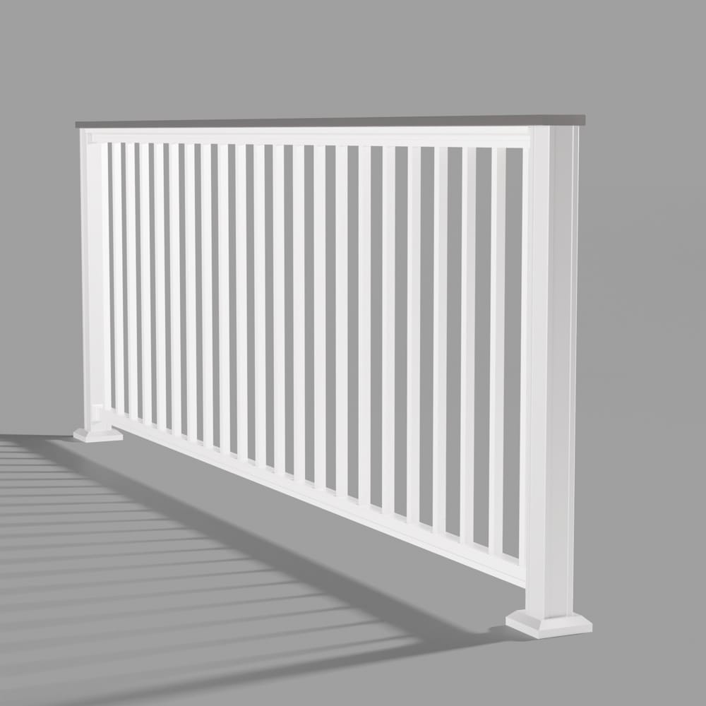 Keylink Chesapeake Square Baluster Railing Matte White / 36" / 6&