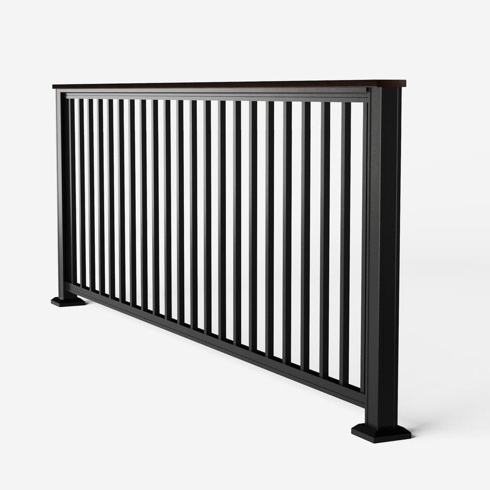 Keylink Chesapeake Square Baluster Railing Textured Black / 36" / 6&