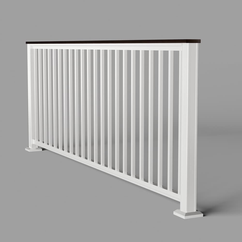 Keylink Chesapeake Square Baluster Railing Textured White / 36" / 6&