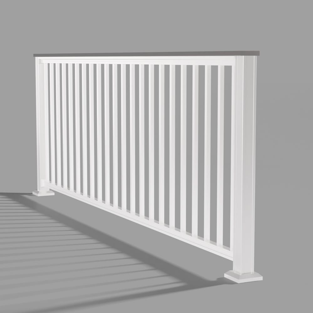 Keylink Chesapeake Square Baluster Railing Textured White / 36" / 6&