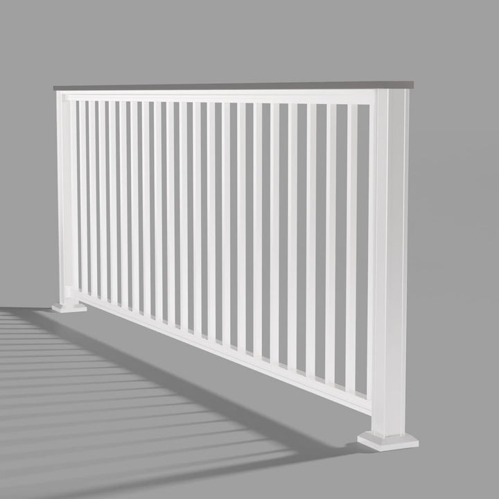 Keylink Chesapeake Square Baluster Railing Textured White / 36" / 6&