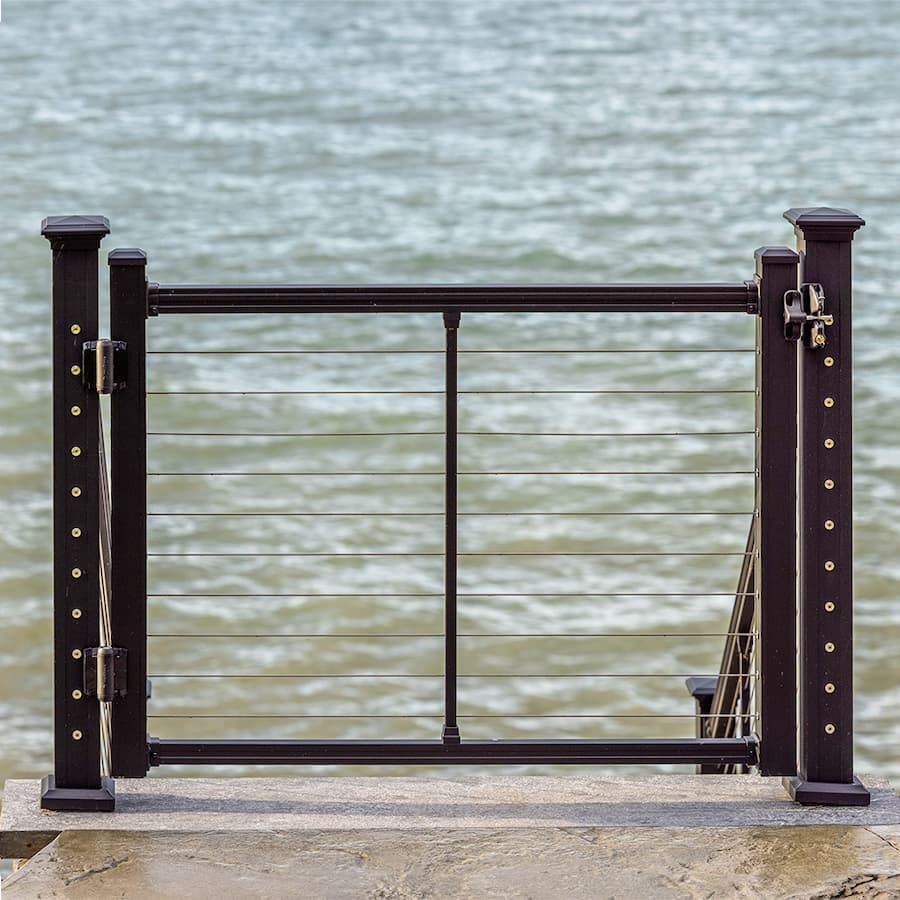 Keylink Keylink American Series Horizontal Cable Railing Gate (Cable Sold Separately)
