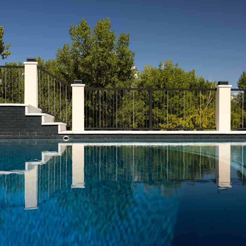 Keylink American Series Vertical Cable Railing Kit, vertical cable rail view