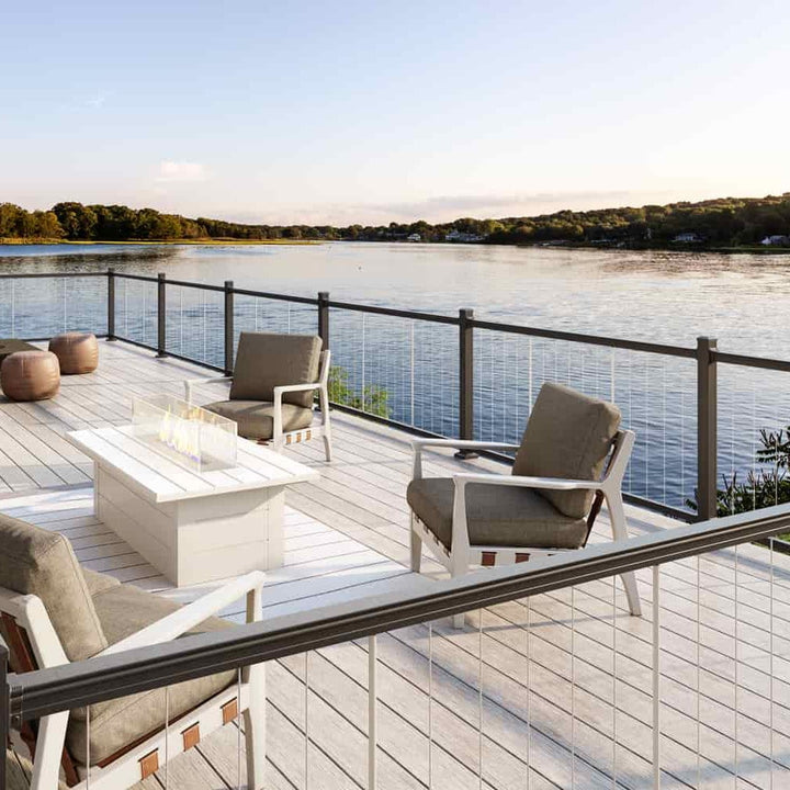 Keylink American Series Vertical Cable Railing Kit, vertical cable rail view