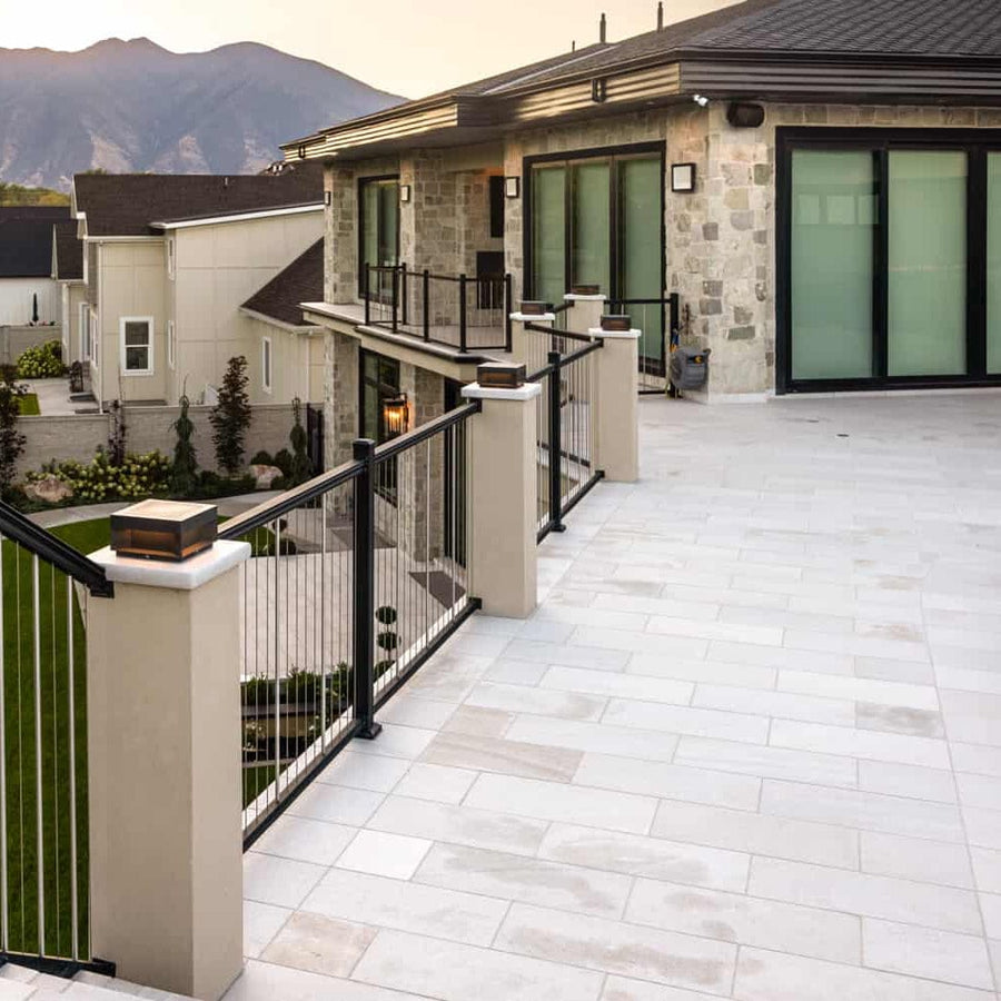 Perpendicular Railing Fascia Mount Deck Railing | Side-Mount Rail Systems | INSO Supply