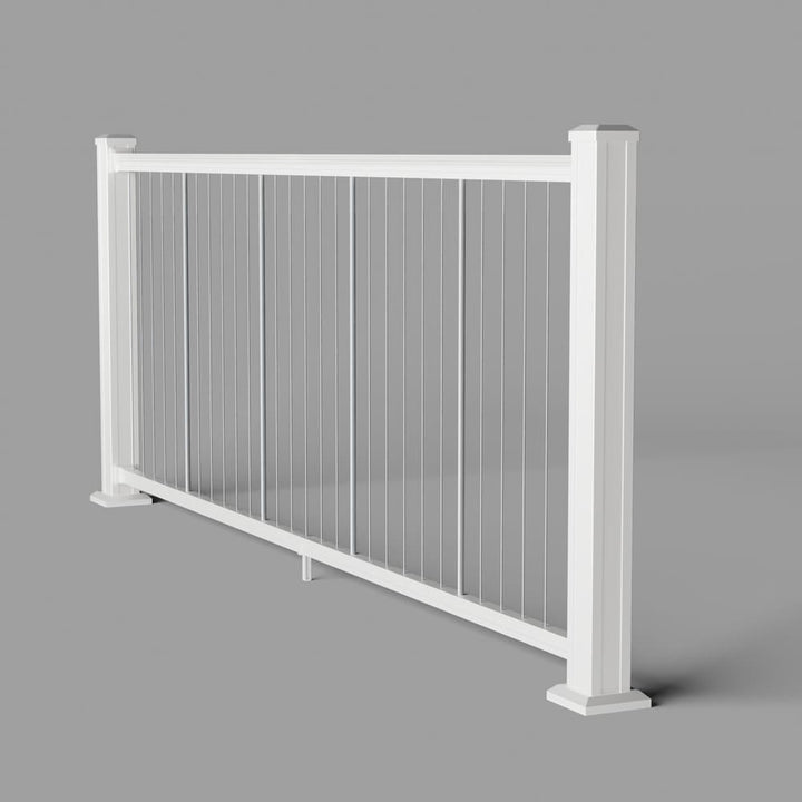 Keylink Vertical Cable Rail Matte White / 36" / 6' Level Keylink American Series Vertical Cable Railing Kit