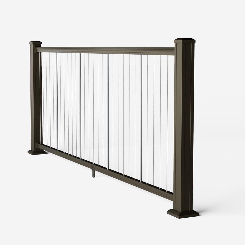 Keylink Vertical Cable Rail Oil Rubbed Bronze / 36" / 6' Level Keylink American Series Vertical Cable Railing Kit