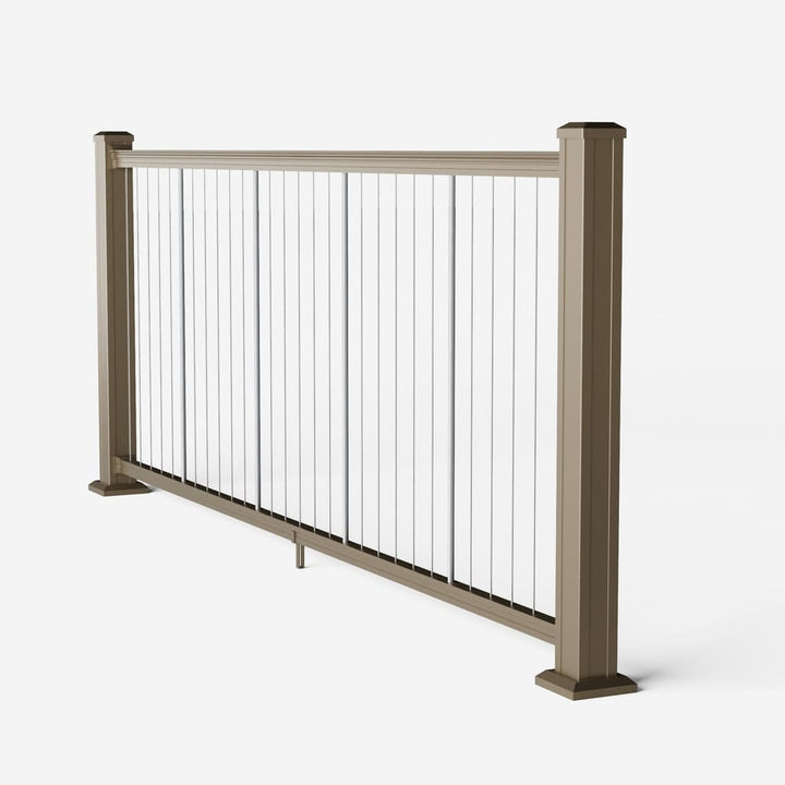 Keylink Vertical Cable Rail Satin Driftwood / 36" / 6' Level Keylink American Series Vertical Cable Railing Kit