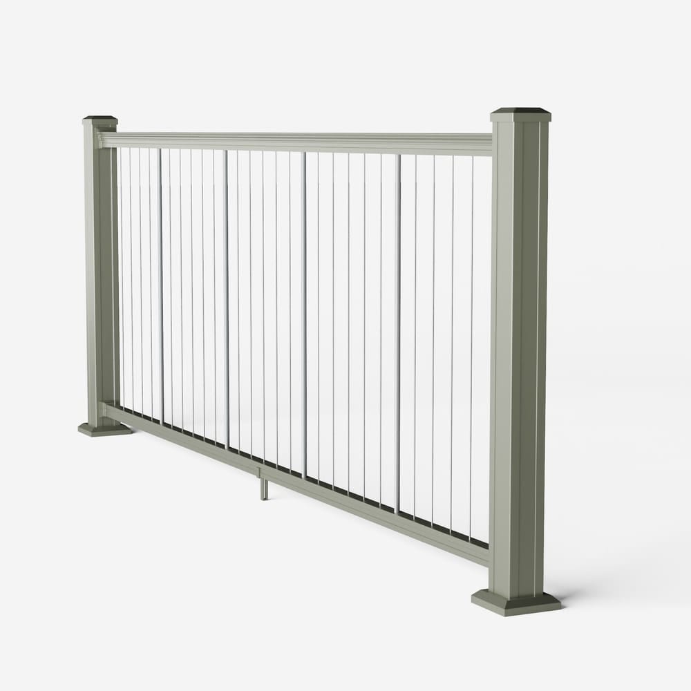 Keylink Vertical Cable Rail Satin Smoke / 36" / 6' Level Keylink American Series Vertical Cable Railing Kit