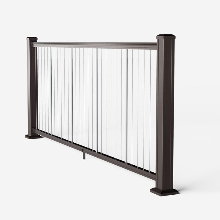 Keylink Vertical Cable Rail Textured Bronze / 36" / 6' Level Keylink American Series Vertical Cable Railing Kit