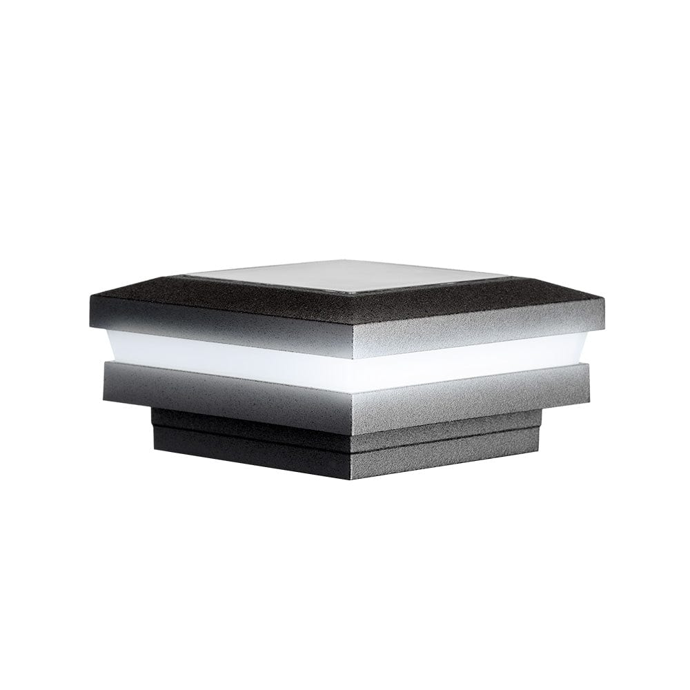 Ornamental Solar Deck Post Light for Keylink, Trex & Deckorators