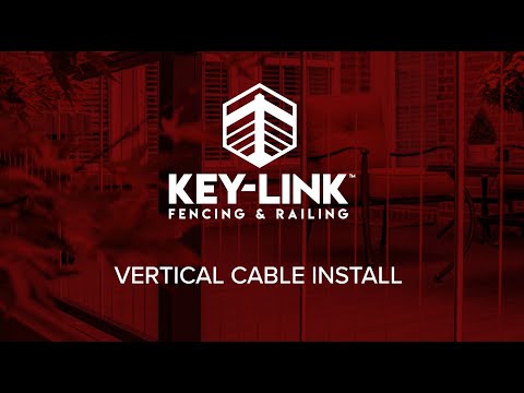 Key-Link Chesapeake Series Vertical Cable Drink Railing