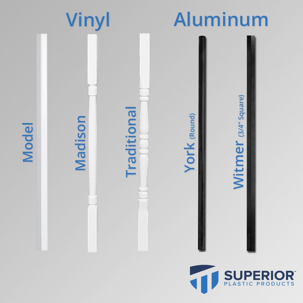 Superior Outdoor Products Vinyl Railing Superior Outdoor Products 200 Series 36" Vinyl Railing Kit (Copy)