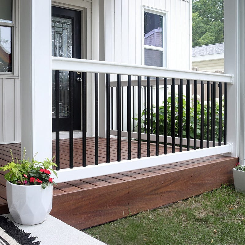 Black Vinyl Deck Railing