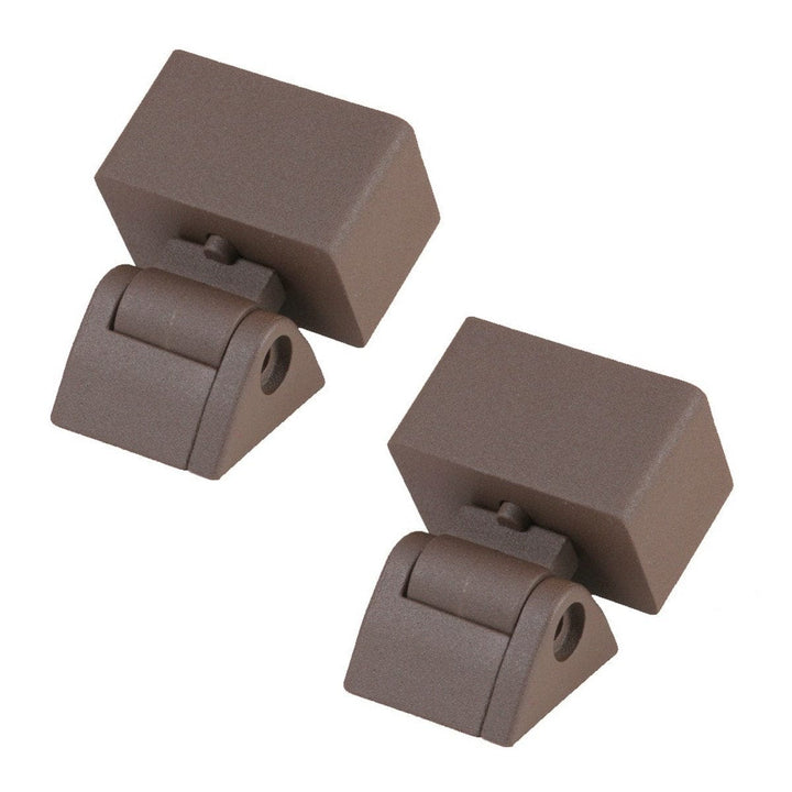 Deckorators Textured Weathered Brown ALX Contemporary Stair Rail Connector Kit - 2 pack | Deckorators
