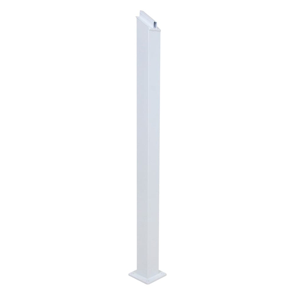 INSO Supply Gloss White / In-Line Stair Post 2-1/4" Regal Posts for 36" Railing | Regal Ideas