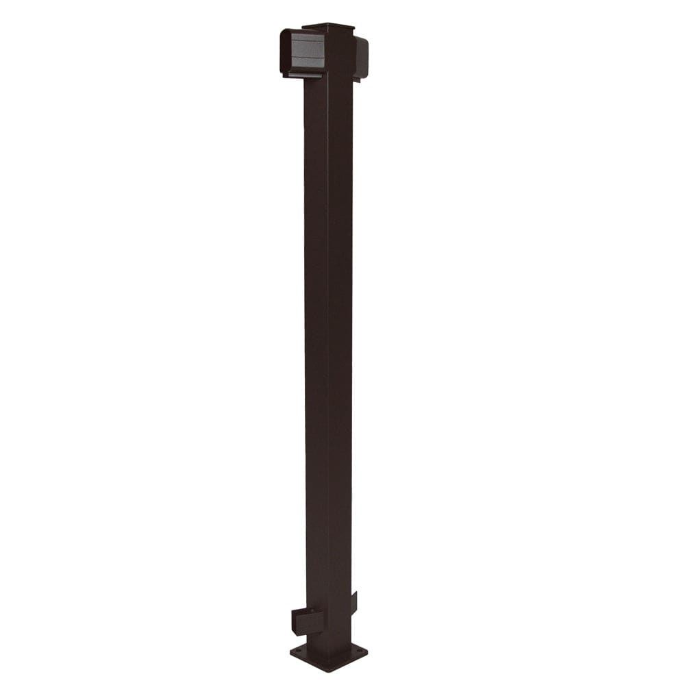 INSO Supply Textured Bronze / Level 45° Angle Post 2-1/4" Regal Posts for 36" Railing | Regal Ideas