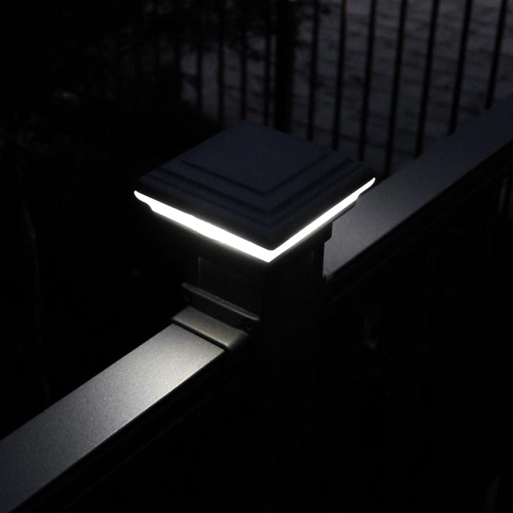 Keylink Railing Decorative Post Cap Light | Placid Point Lighting