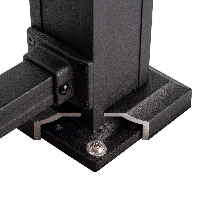 Keylink Aluminum Post Keylink 2-1/2" Surface Mount Aluminum Deck Post